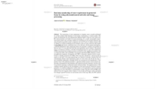 Real‑time monitoring of water requirement in protected farms by using polynomial neural networks and image processing